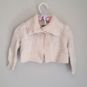 Baby Gap Cropped Sweater sz 12-18 Months